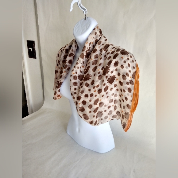 Rare Miu Miu Limited Edition design star clouds 100% Silk Scarf/Shawl very long - Picture 9 of 10